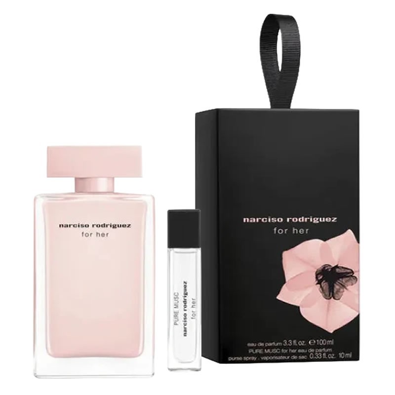 Narciso Rodriguez Narciso Rodriguez for Her damski Komplekt - EdP 100 ml  Pure Musc EdP 10 ml