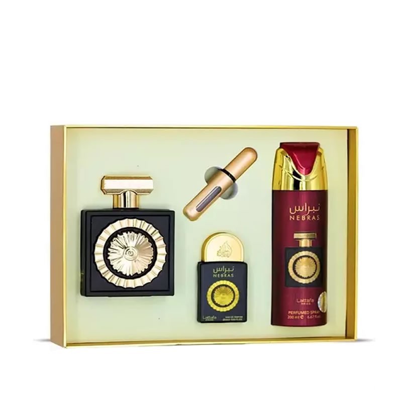 Lattafa Pride Nebras uniseks Komplekt - EdP 100  deo spr 200  EdP 20 ml  atomizer 2022