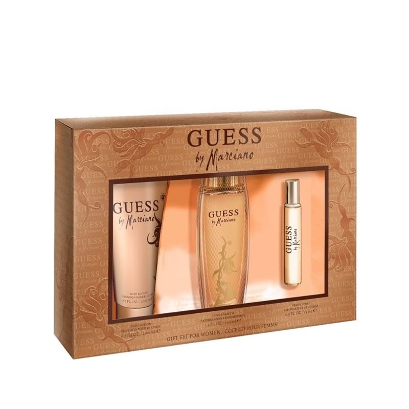 Guess Guess by Marciano damski Komplekt - EdP 100 ml  blot 200 ml  travel spray 15 ml