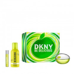 Donna Karan Be Delicious damski Komplekt - EdP 100 ml  refr. shower mousse 150 ml  EdP 15 ml