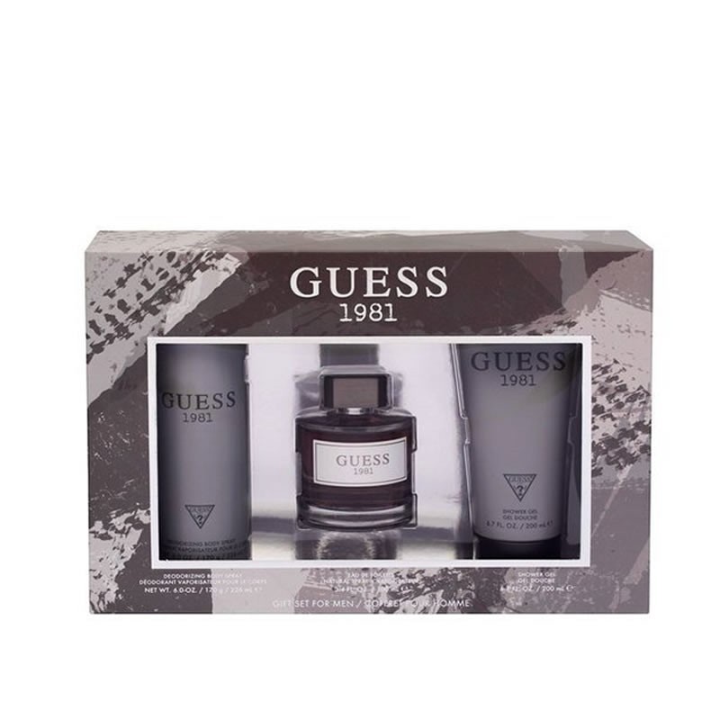 Guess Guess 1981 mzhki Komplekt - EdT 100 ml  deo spray 226 ml  shgel 200 ml
