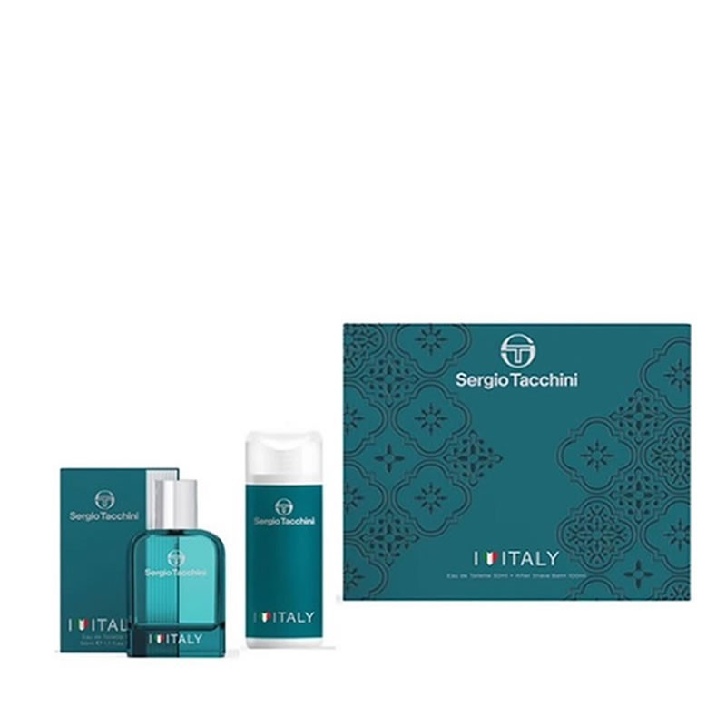 Sergio Tacchini I Love Italy mzhki Komplekt - EdT 50 ml  as balm 100 ml 2022
