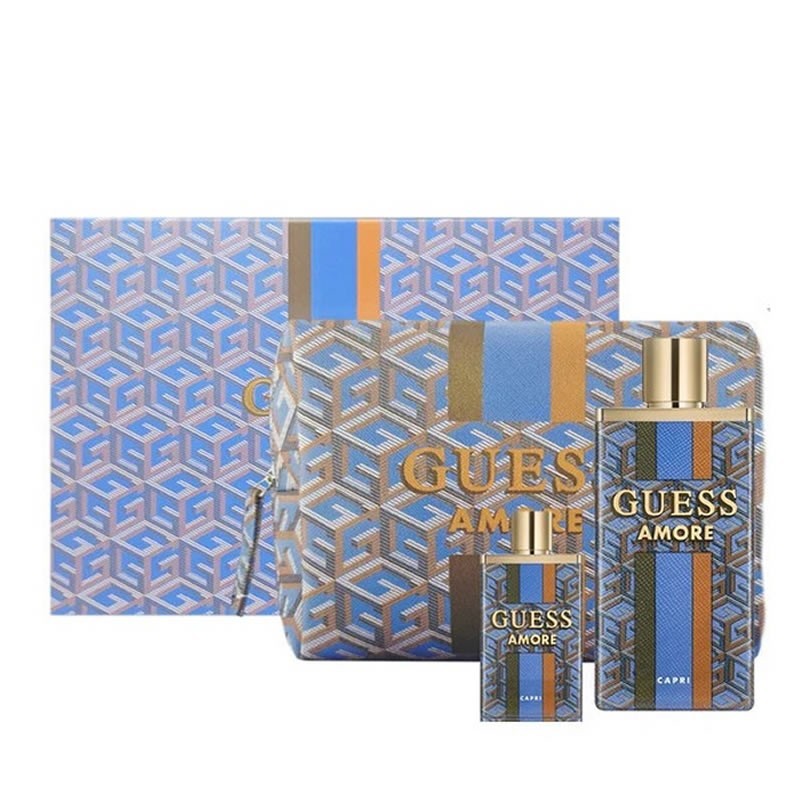 Guess Amore Capri uniseks Komplekt - EdT 100 ml  EdT 7.5 ml  pouch 2024