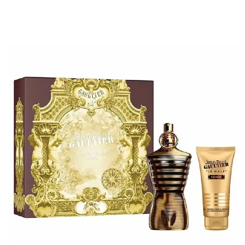 Jean-Paul Gaultier Le Male Elixir mzhki Komplekt - Parfum 125 ml  shgel 75 ml 2023