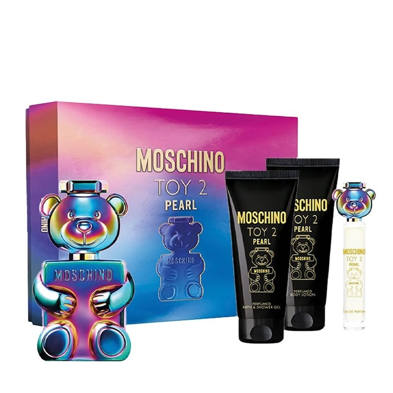 Moschino Toy 2 Pearl damski Komplekt - EdP 100 ml  blot 100 ml  shgel 100 ml  EdP 10 ml