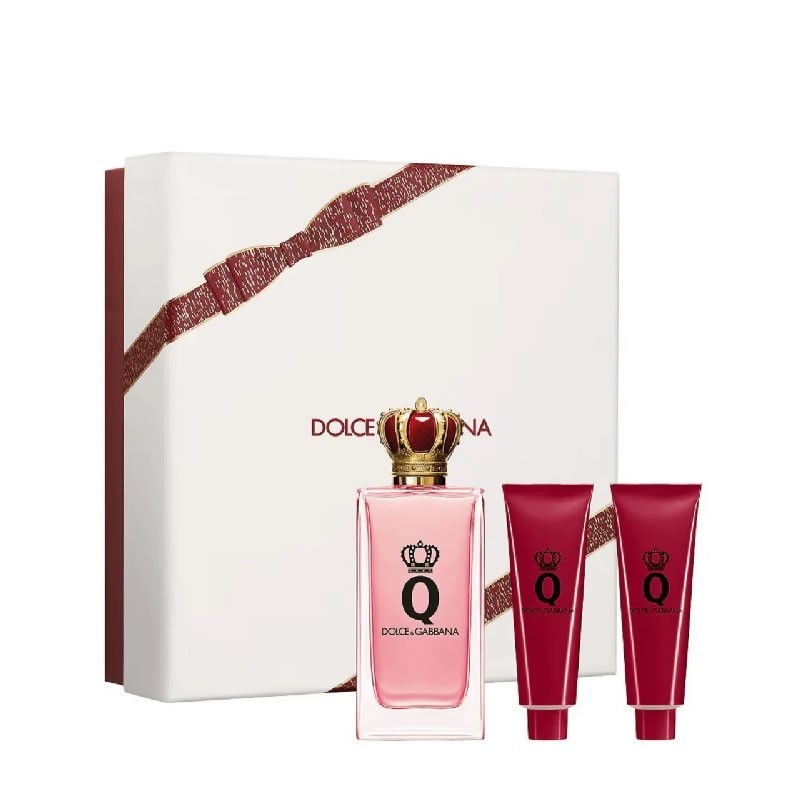 DolceGabbana Q Queen damski Komplekt - EdP 100 ml  blot 50 ml  shgel 50 ml 2023